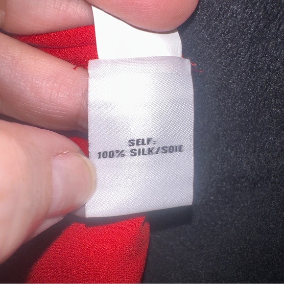 Diane von Furstenberg Sophia Dress Size 6 Silk Halter Gown Poppy Red Strappy - Picture 13 of 16